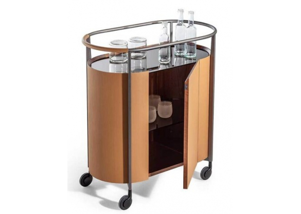 Сервировочный столик Mi trolley от Poltrona Frau