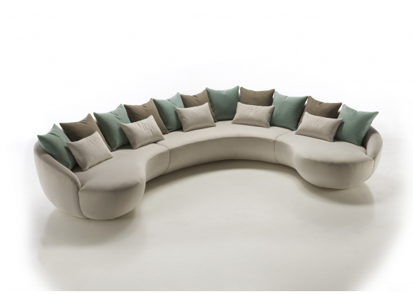 Полукруглый диван Sidney от Bedding Atelier